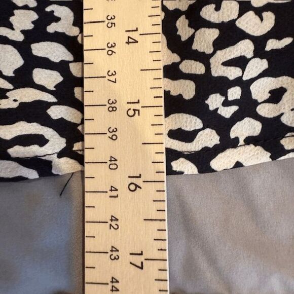 Princess Polly Midnight Wanderer Black and White Leopard Print Mini skirt Size 4 - Picture 10 of 11